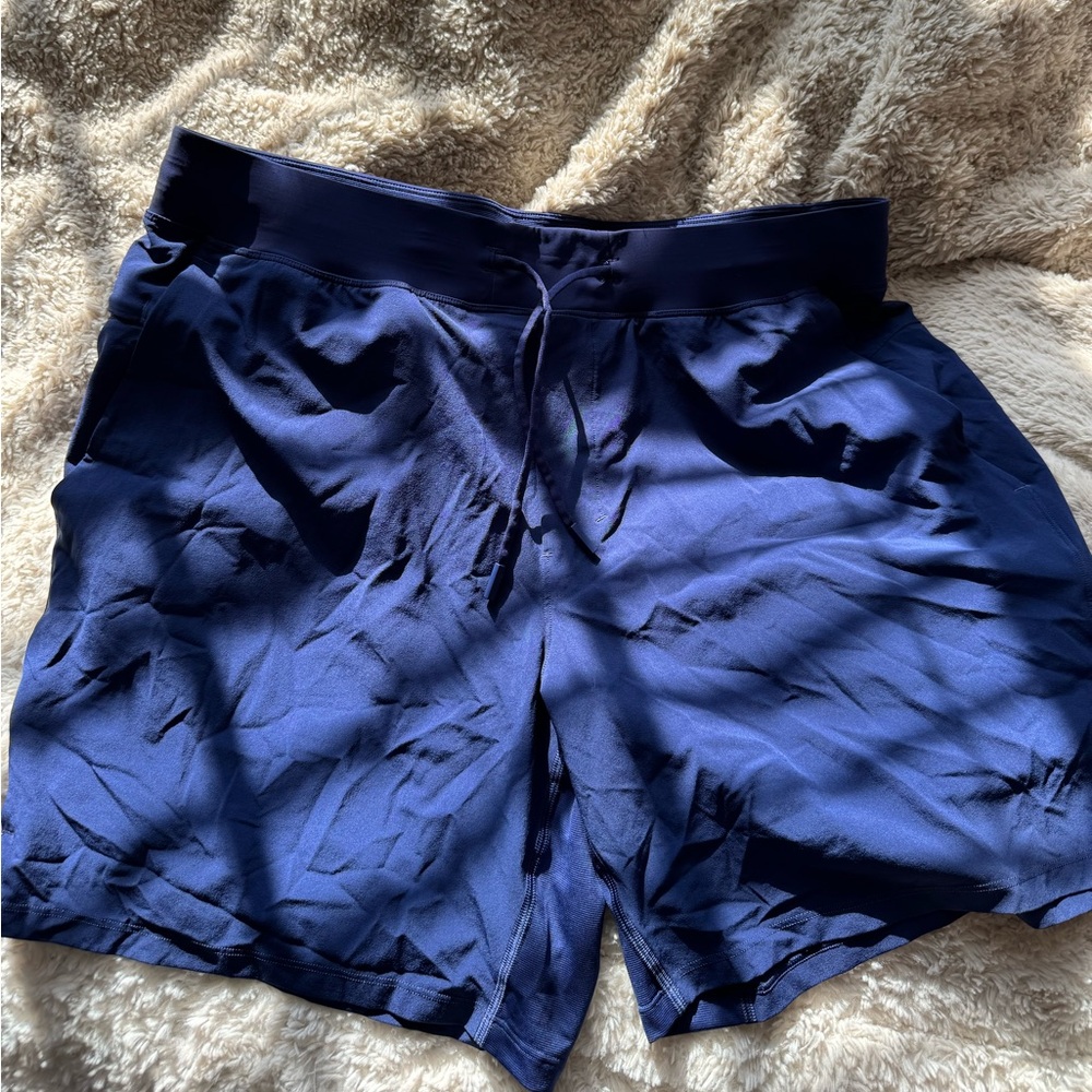 Men’s Lululemon Deep Blue Athletic Shorts